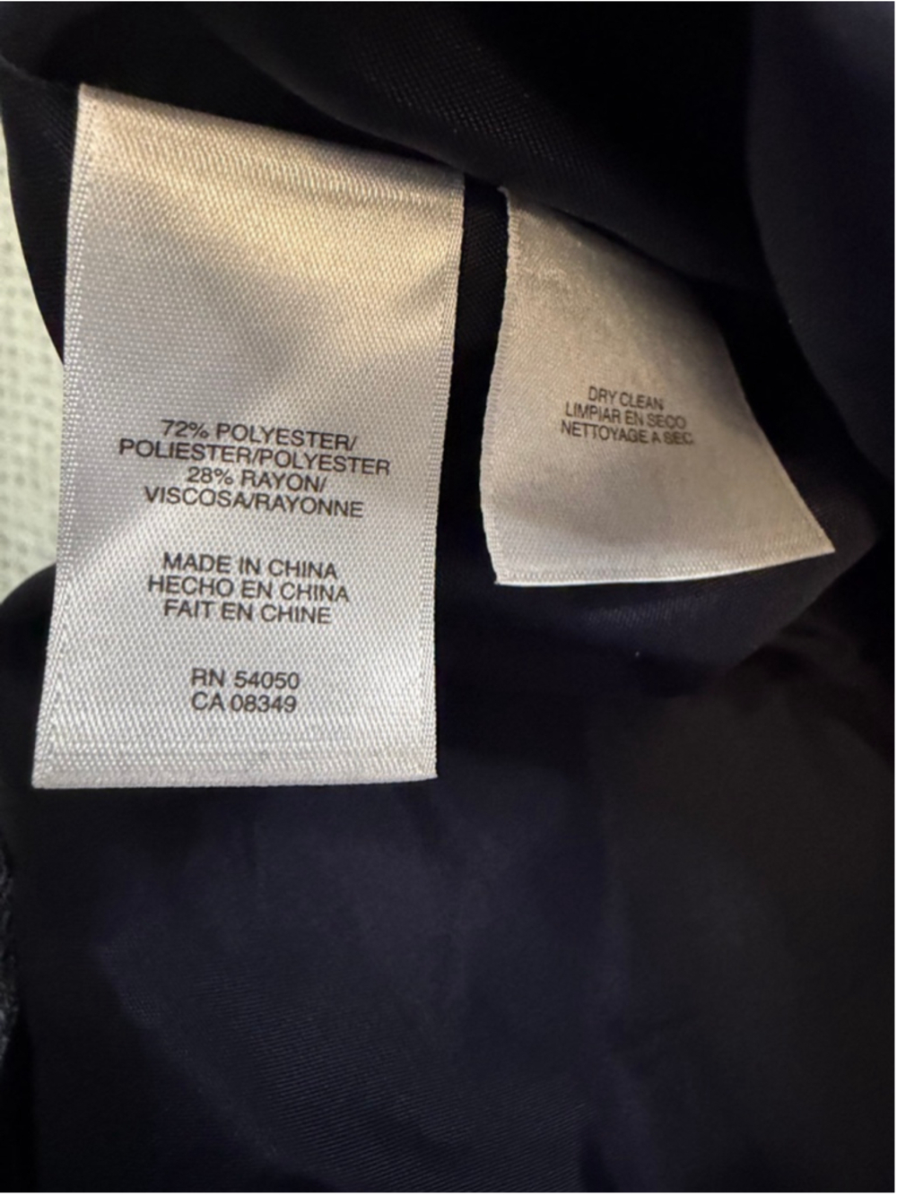 Jones New York Grey Zip Blazer Jacket Size 6 Structured Career - Picture 11 of 11